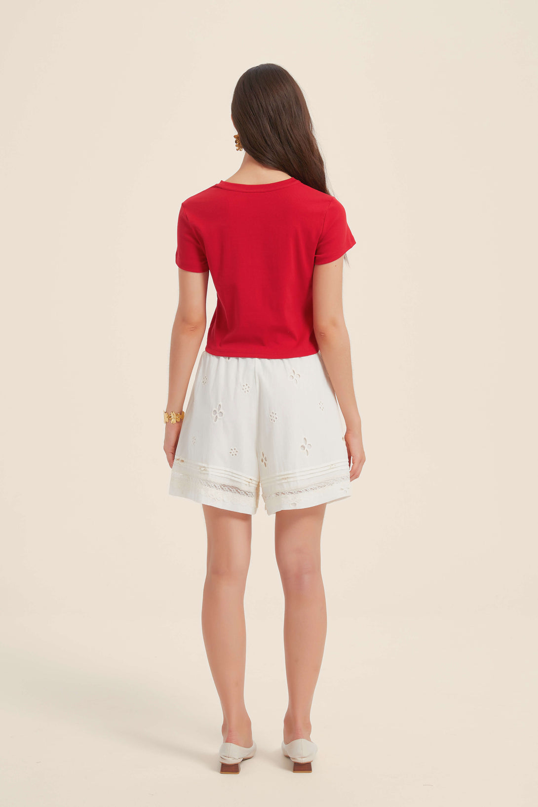 Lilytrace Embroidery Shorts - SIOENE