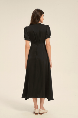 Edelweiss Embroidered Midi Dress - SIOENE