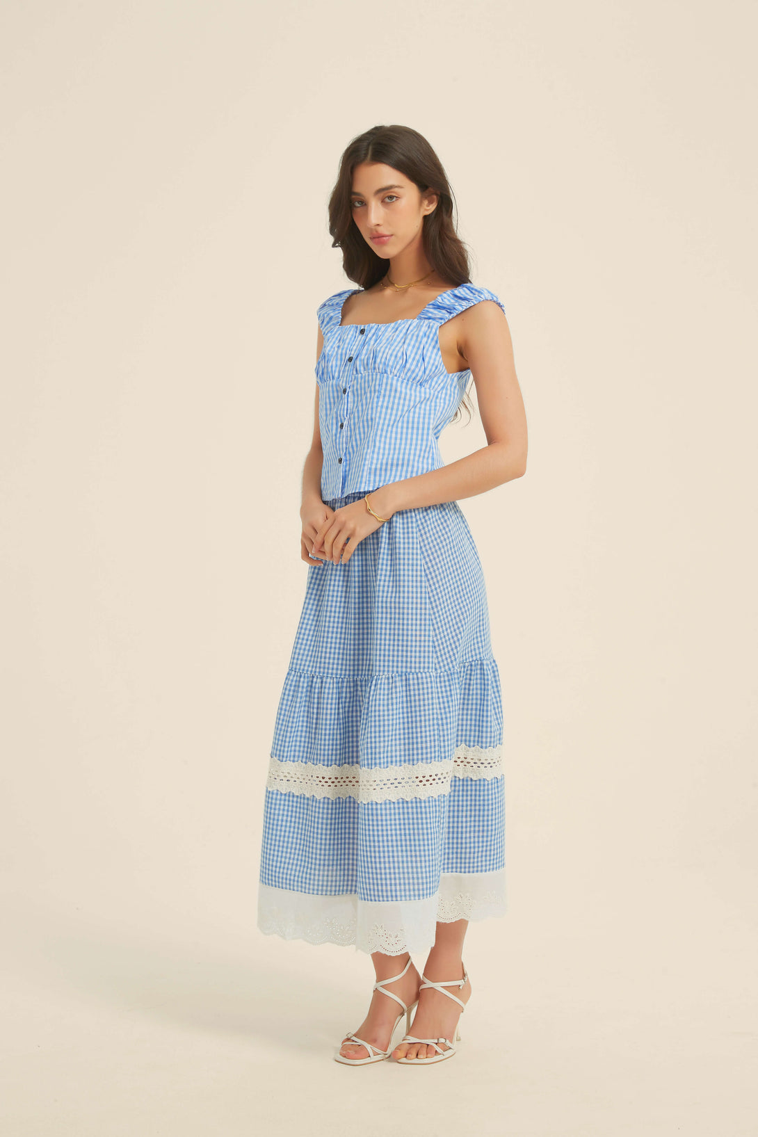 Laurette Gingham Blouse - SIOENE