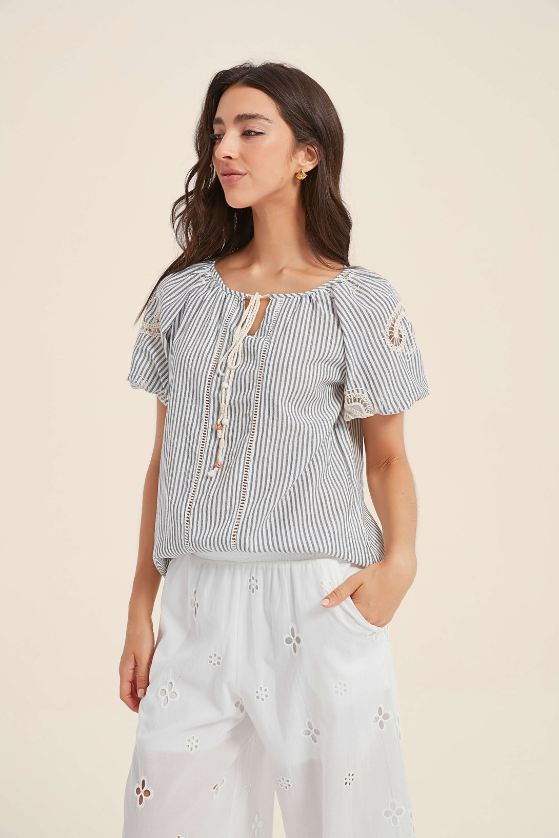 Willowstripe Blouse - SIOENE