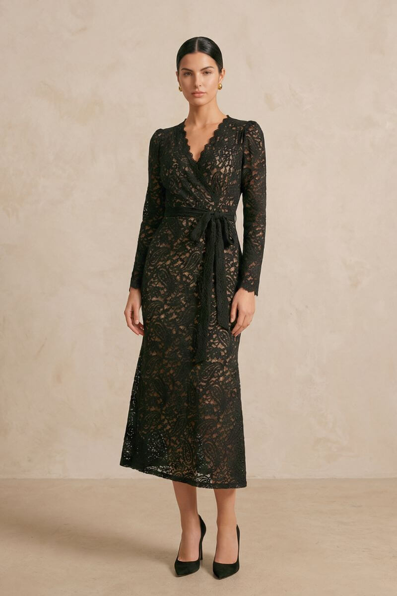 Juliette Lace Midi Dress XS Juliette Lace Midi Dress XS