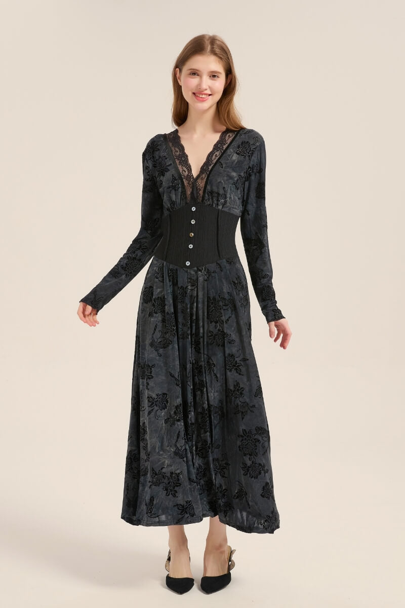 slim fit dress slacks Golden Hour Corset Maxi Dress