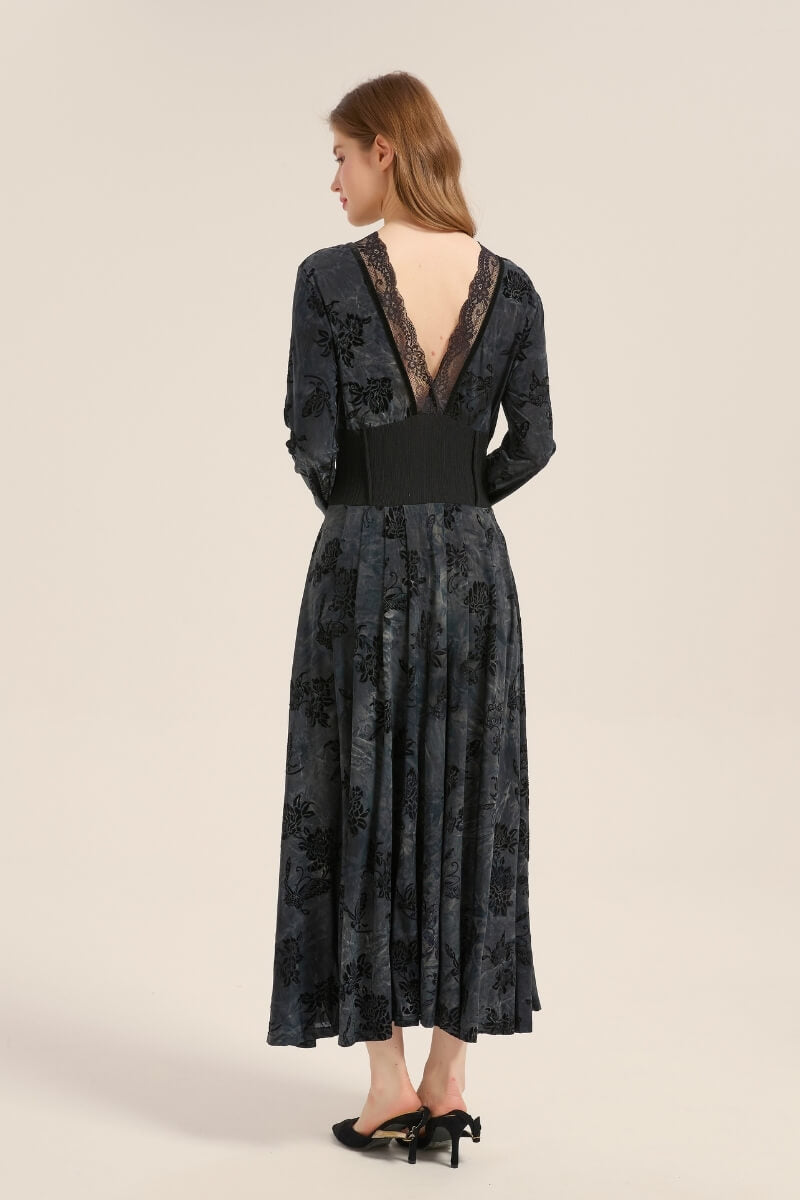 Golden Hour Corset Maxi Dress | Premium Quality Apparel Black / XL Golden Hour Corset Maxi Dress | Premium Quality Apparel Black / XL
