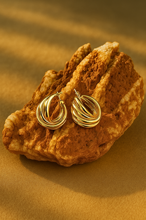 Tidal Twist Drop Earrings - SIOENE
